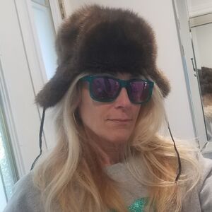 Genuine Mink Fur Trooper Trapper Hat